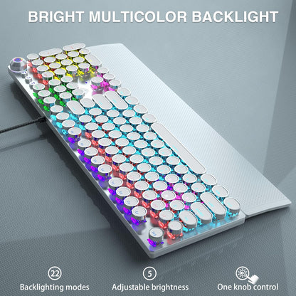 Typewriter Style Mechanical Gaming Keyboard