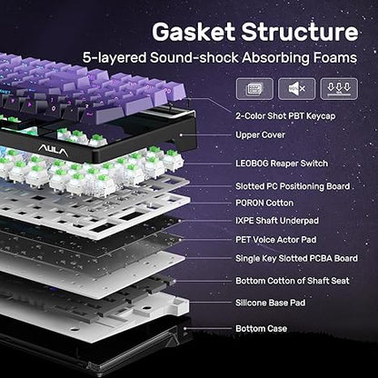 Hot Swappable Custom Gaming Keyboard