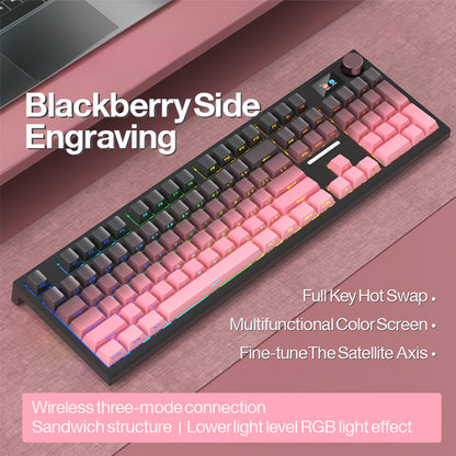 Full Size RGB Gaming Keyboard With TfT